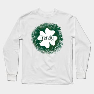 Trendy Clover Long Sleeve T-Shirt